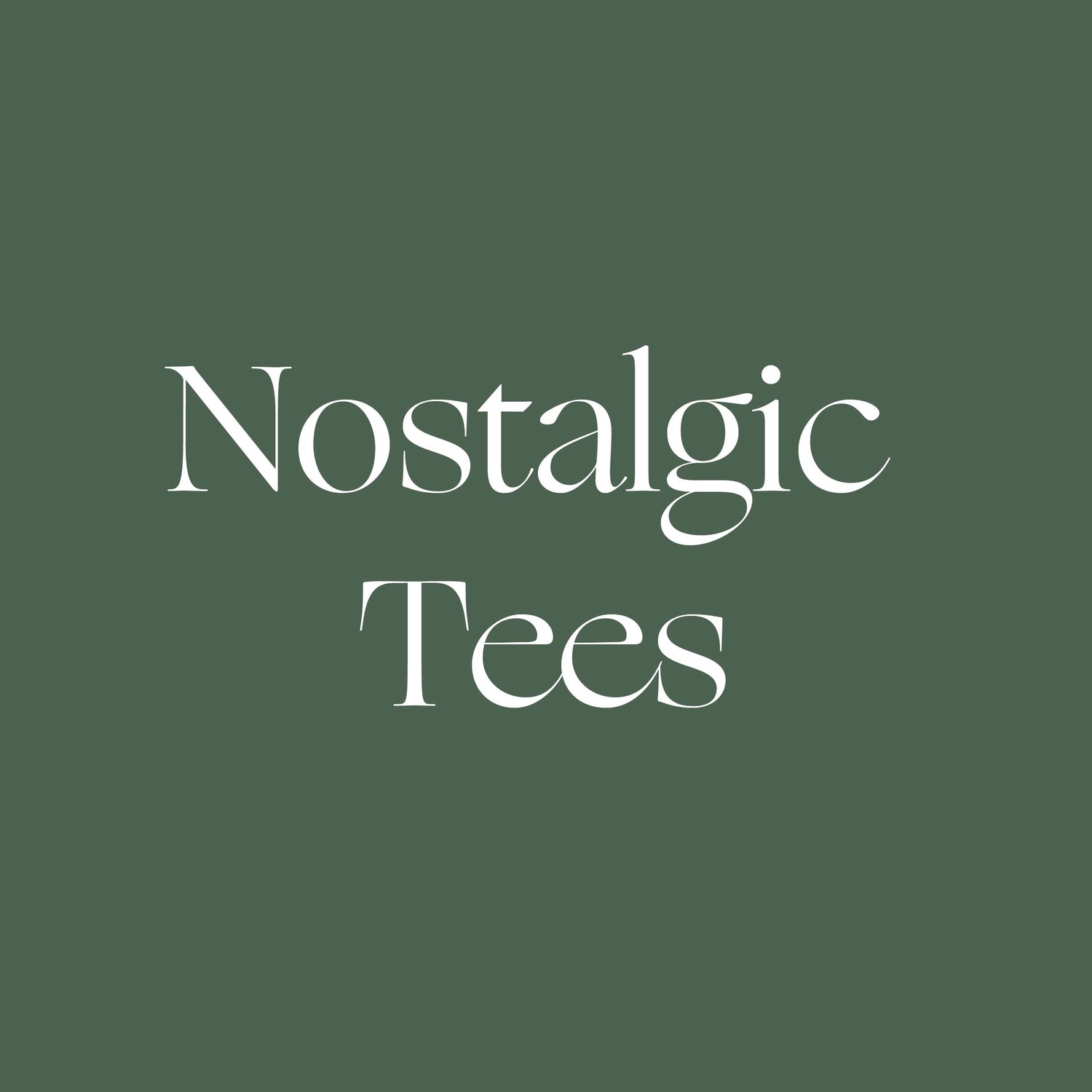 Nostalgic Tees