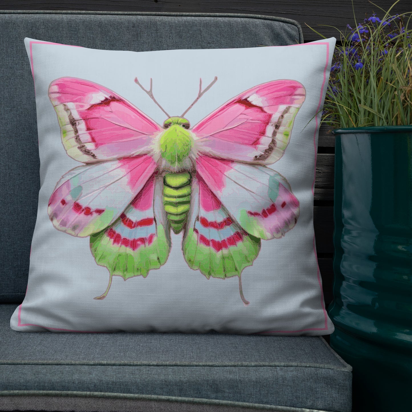 Summer butterfly colourful luxury 18x18 & 22x22 throw scatter sofa cushion for home interiors