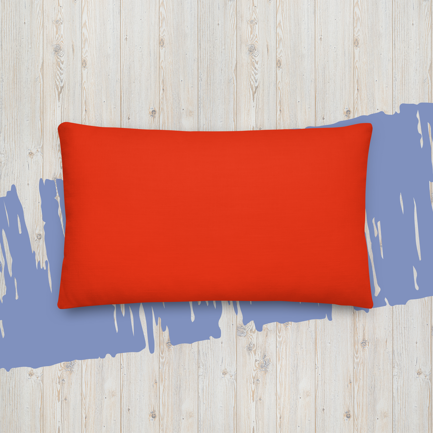 Vintage inspired luxury synchronised swimmer cushion blue and red
