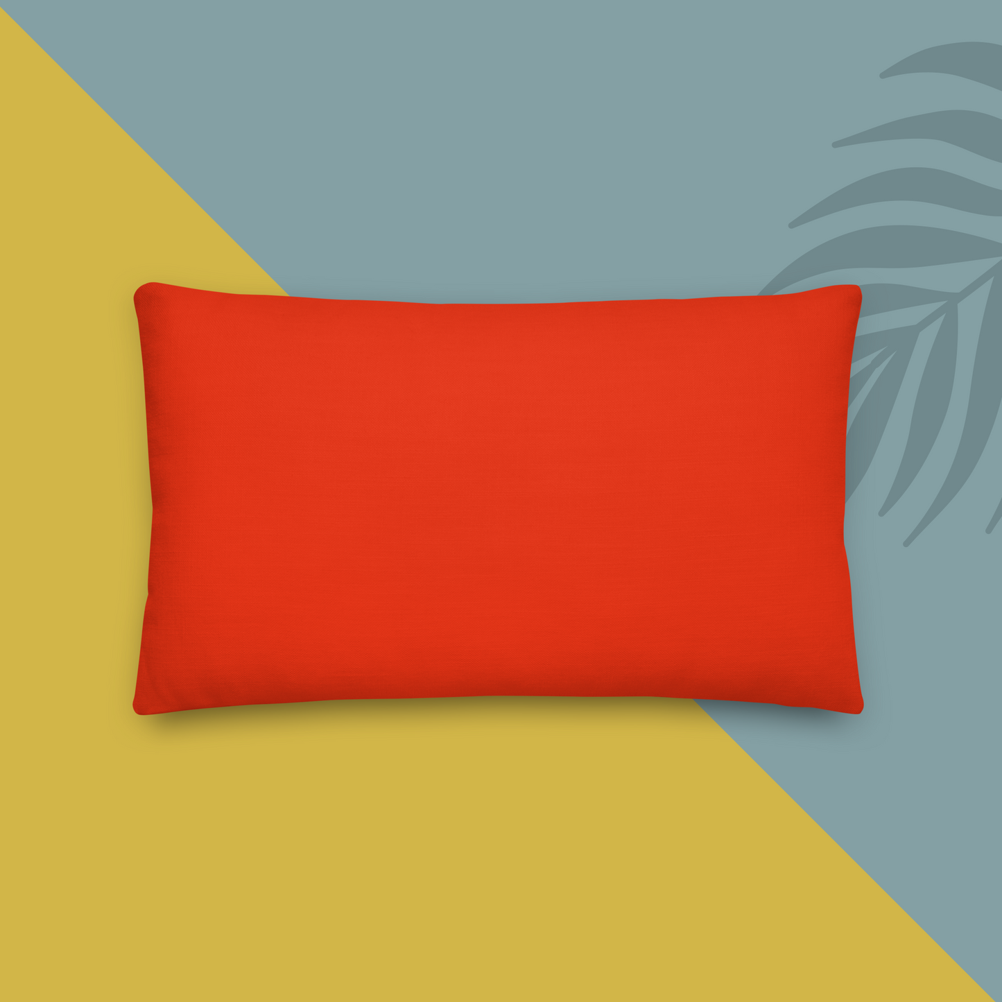 Vintage inspired luxury synchronised swimmer cushion blue and red