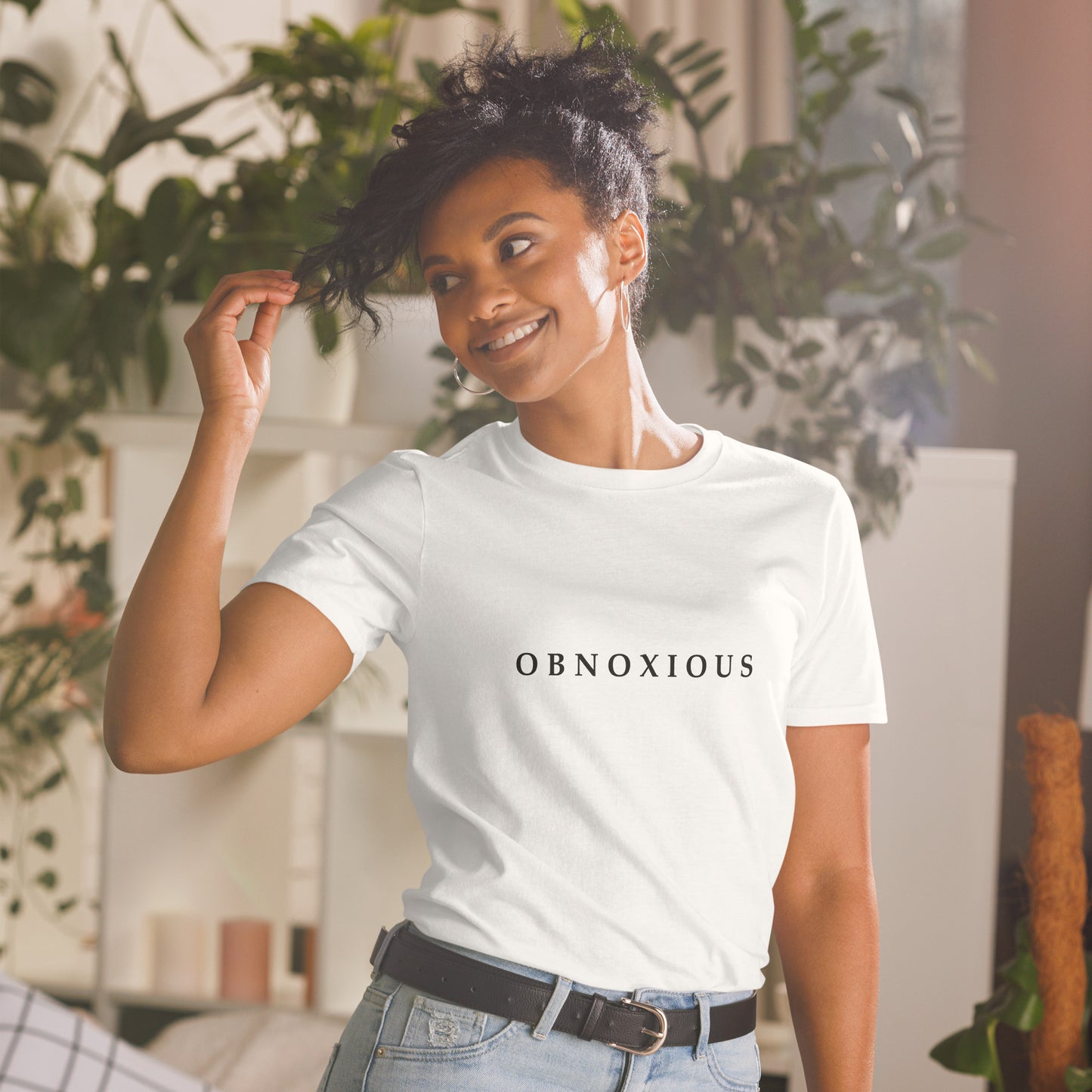 Obnoxious T-shirt/statement tee/white fashion T-shirt/casual tee