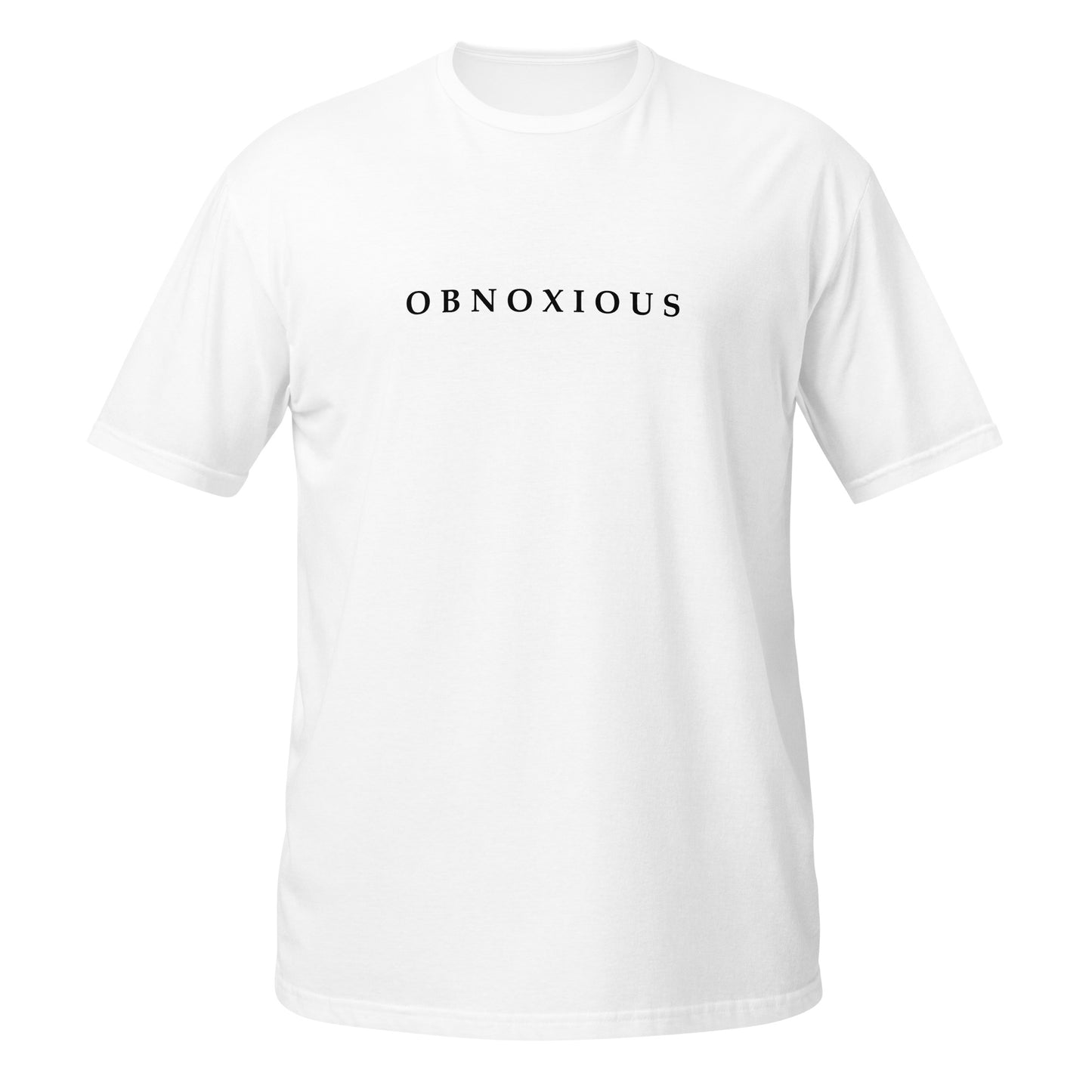 Obnoxious T-shirt/statement tee/white fashion T-shirt/casual tee